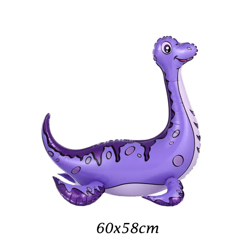 1pc Large 4D Dinosaur Foil Balloons Green Dinosaur Standing Dragon Birthday Party Decorations Kids Supplies Boy Toys Air Globos