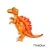 1pc Large 4D Dinosaur Foil Balloons Green Dinosaur Standing Dragon Birthday Party Decorations Kids Supplies Boy Toys Air Globos