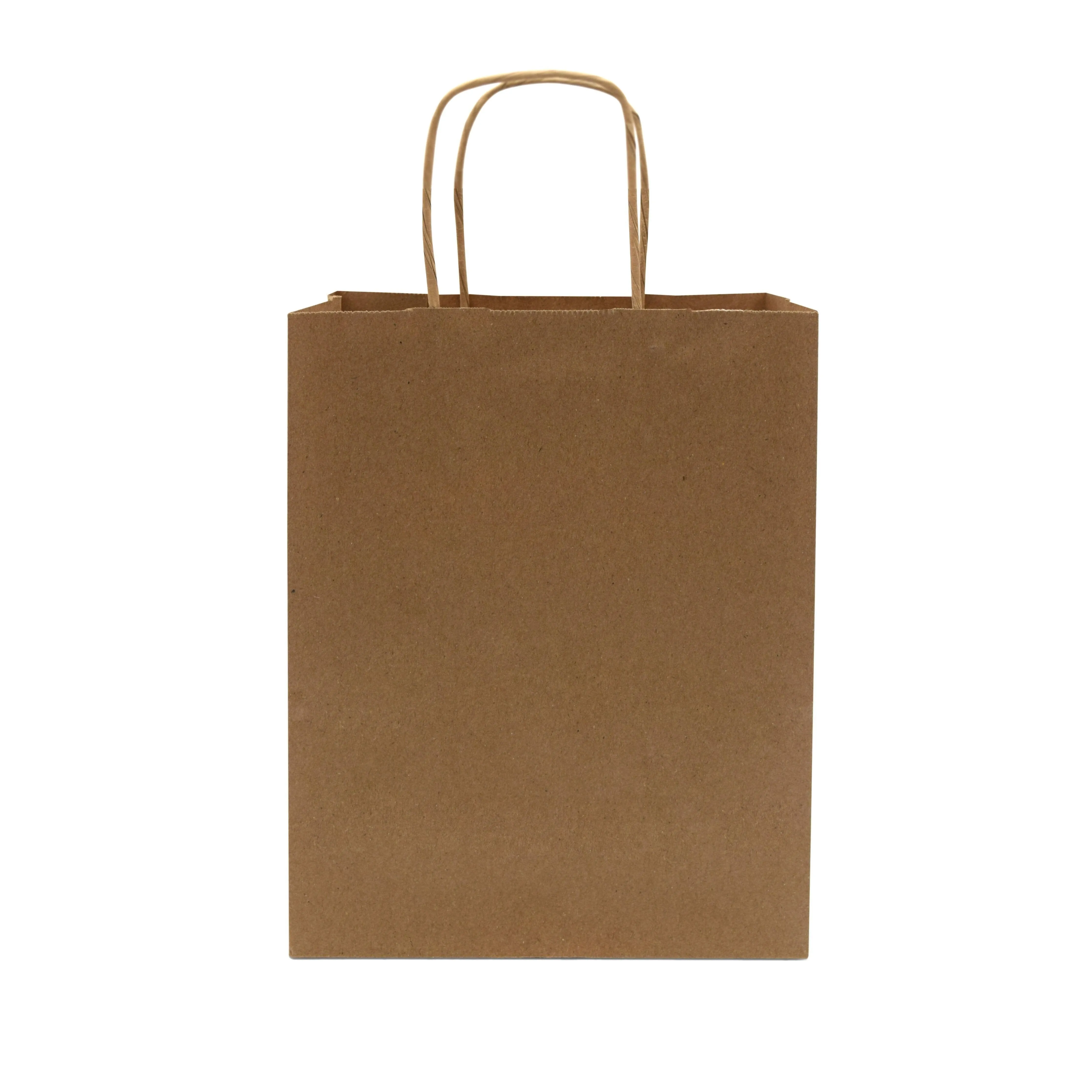 8x4x10 Small Brown Paper Bags with Handles