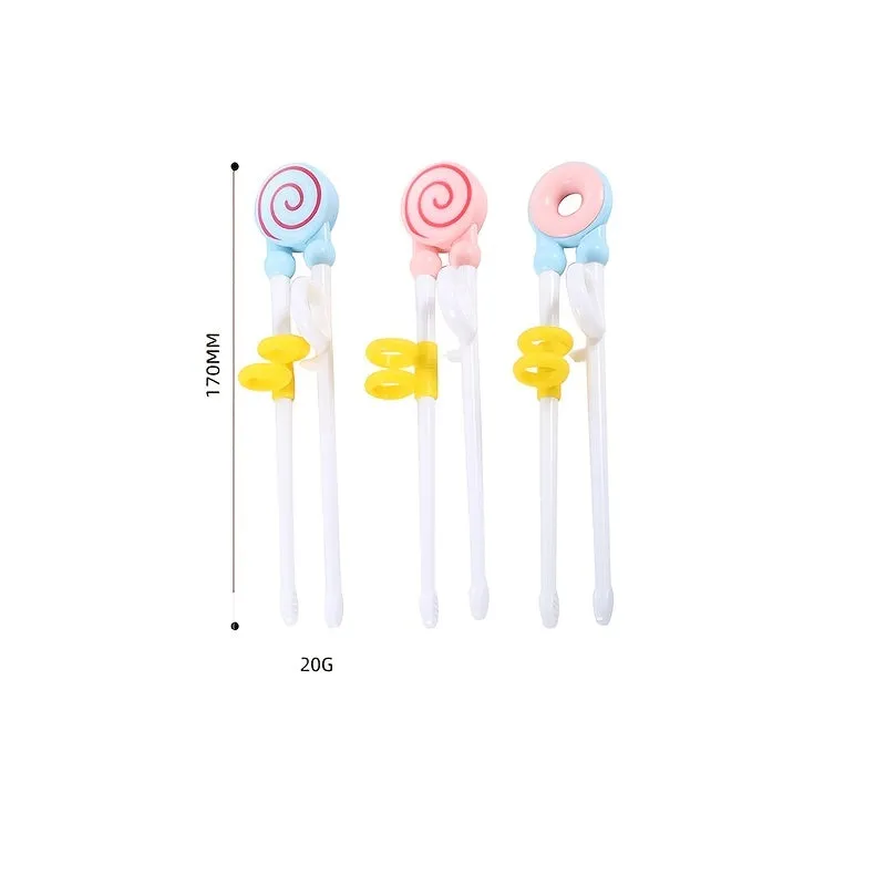 Adorable Doughnut Design Training Chopsticks Perfect for Beginners