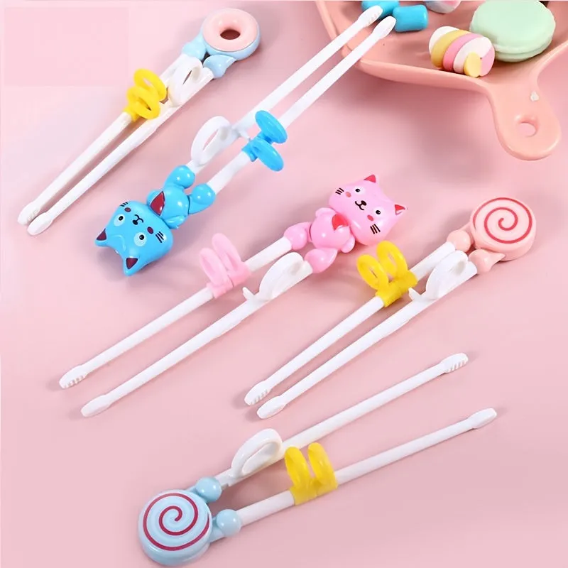 Adorable Doughnut Design Training Chopsticks Perfect for Beginners