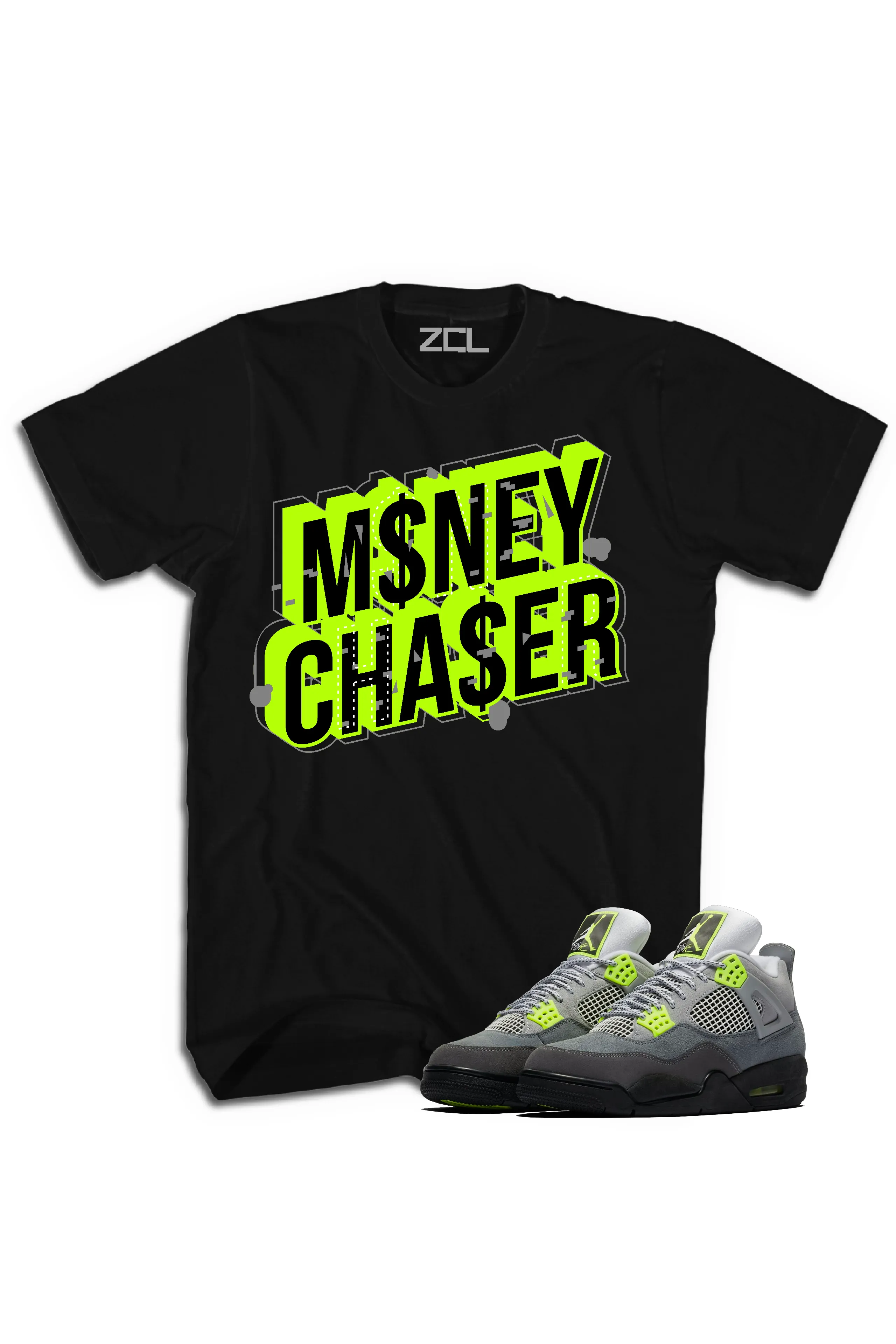 Air Jordan 4 "Money Chaser" Tee (Neon)