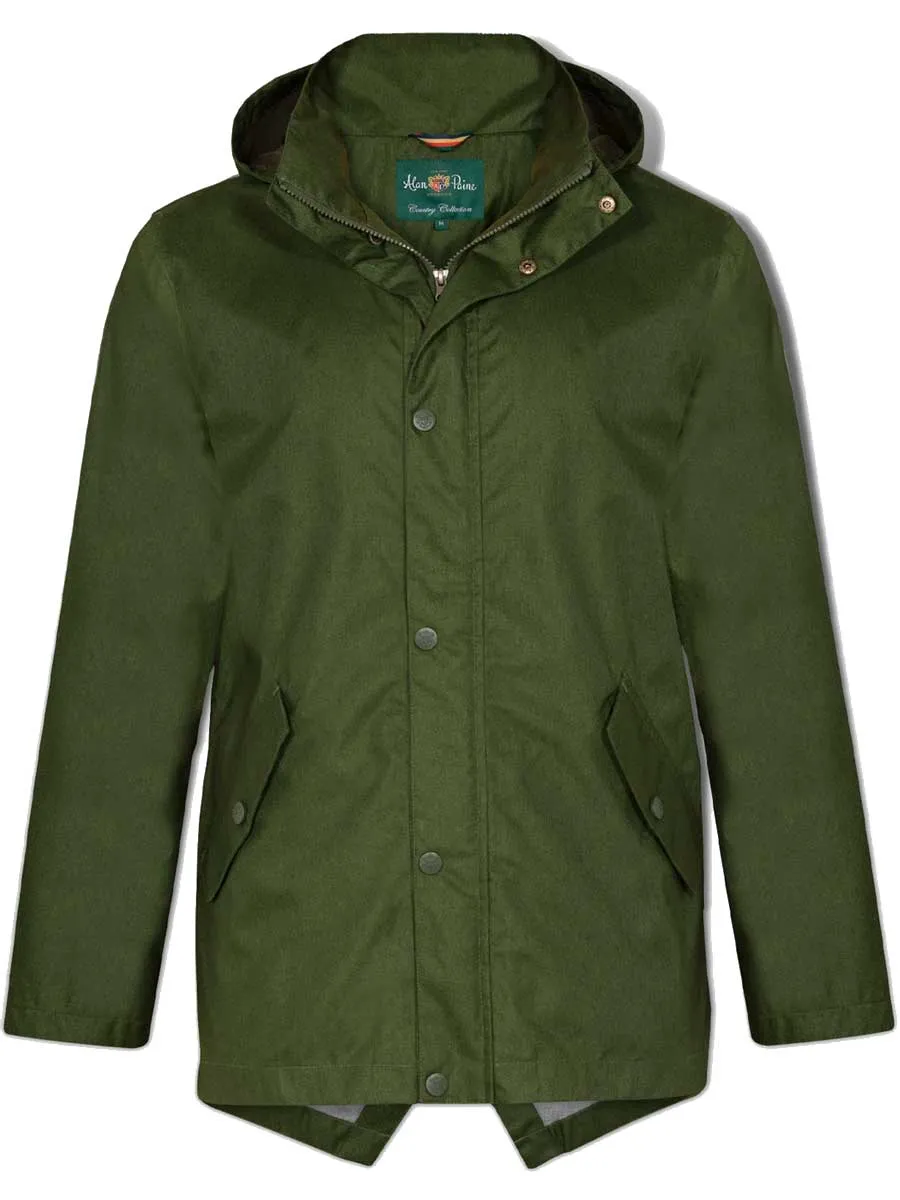 ALAN PAINE Fernley Parka - Mens Waterproof - Pesto