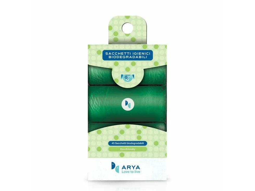 Arya Poo Bags Refill Biodegradable (3X15 Bags)