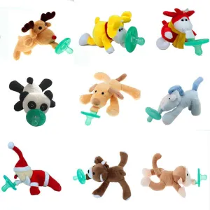 Baby Pacifier For Newborns Nipples For Children Chupeta Para Bebe Plush Toy Silicone Teeth Soothers Pacifiers Nipple Teat