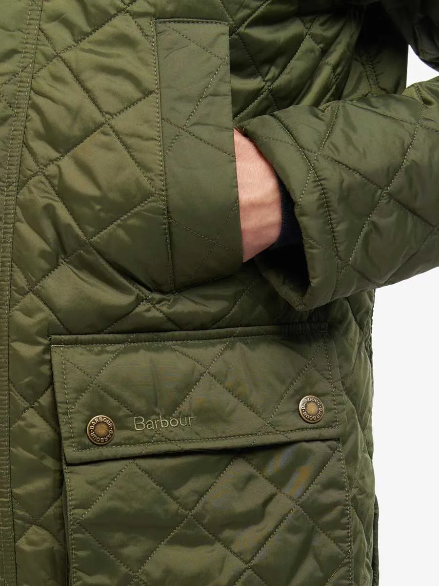 BARBOUR Ashby Quilted Jacket - Mens - Olive