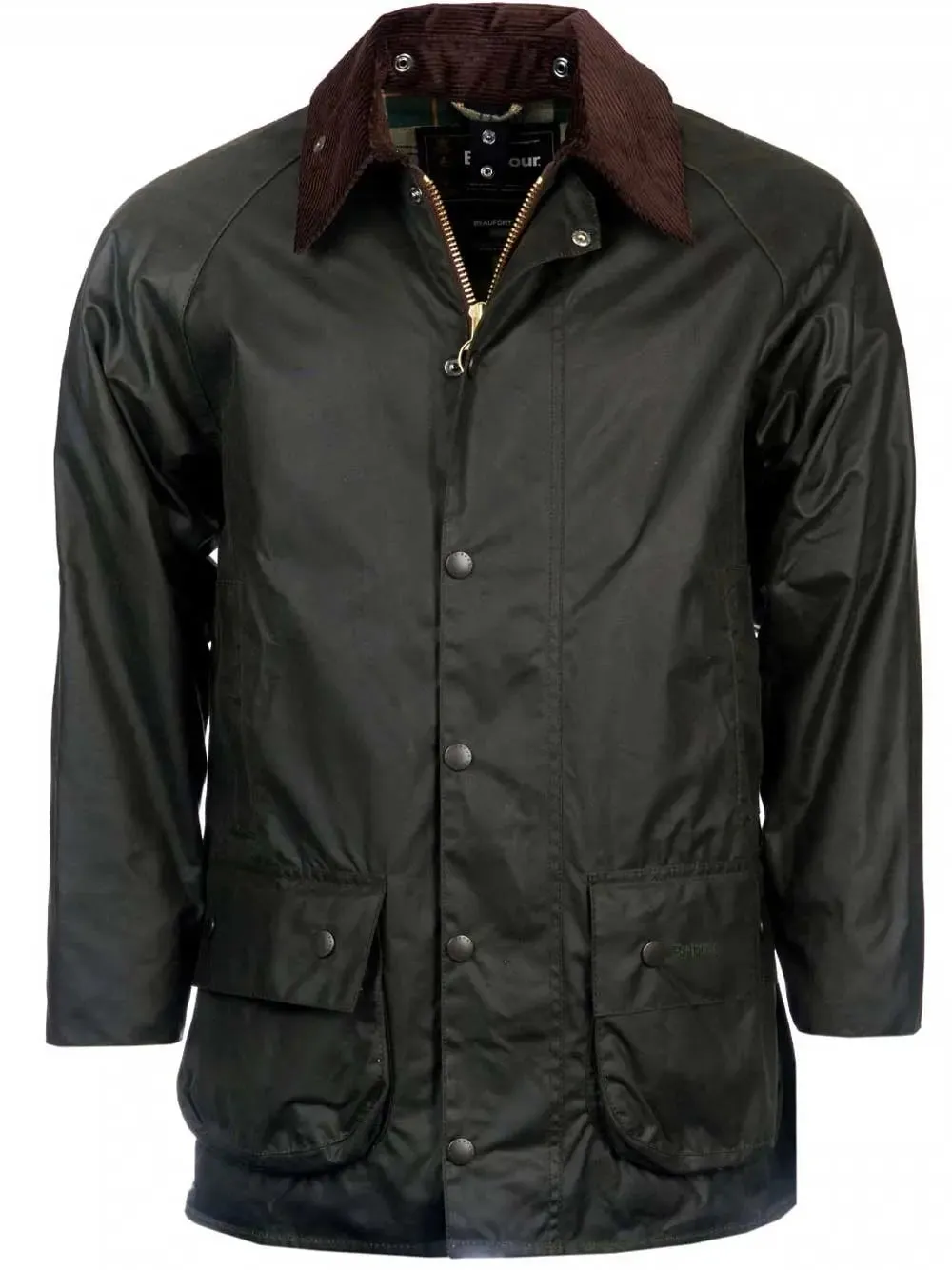 BARBOUR Beaufort Wax Jacket - Mens - Sage