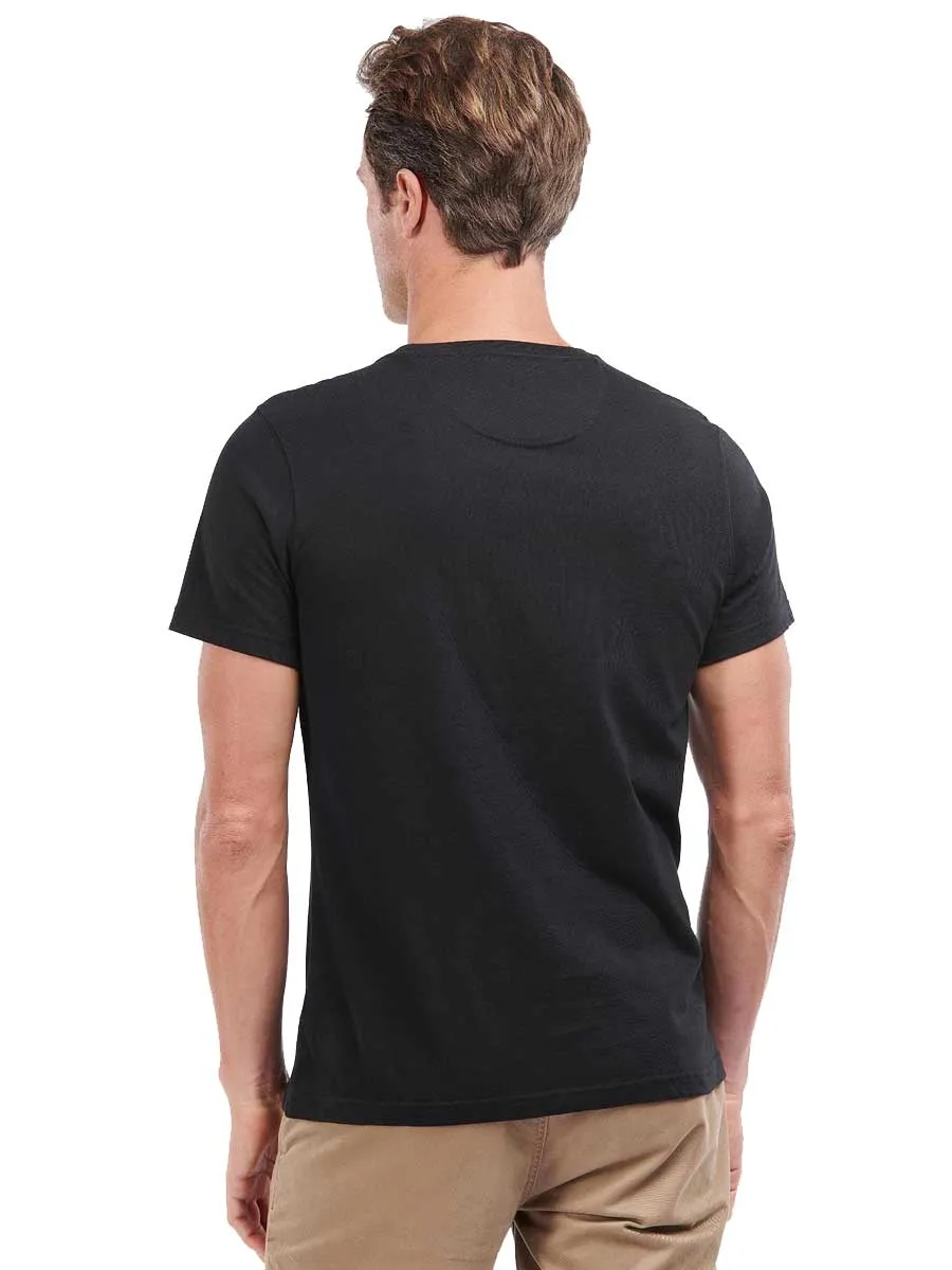 Barbour Essential Sports T-Shirt- Mens - Black