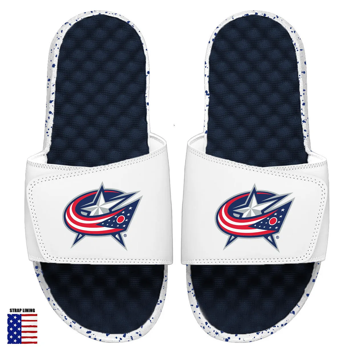 Blue Jackets Navy Americana Slides