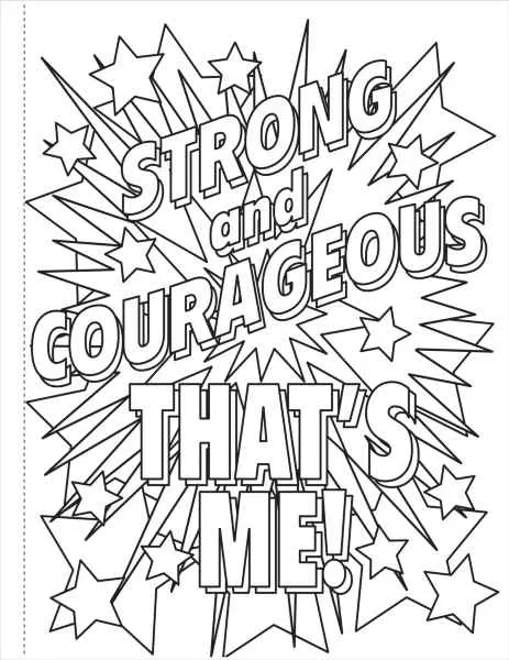 Brave, Strong Smart Coloring Book