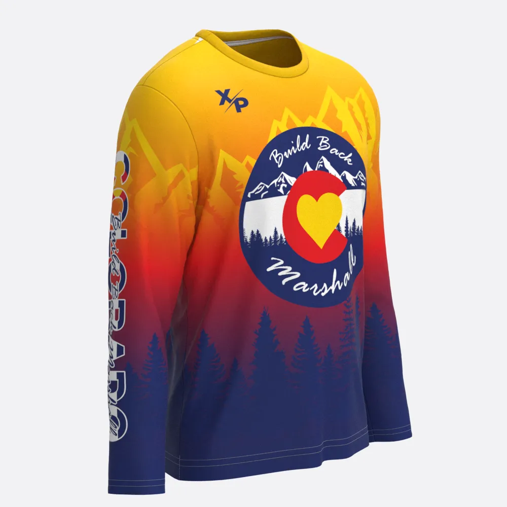 Build Back Marshall Long Sleeve Fully Sublimated Dry Fit