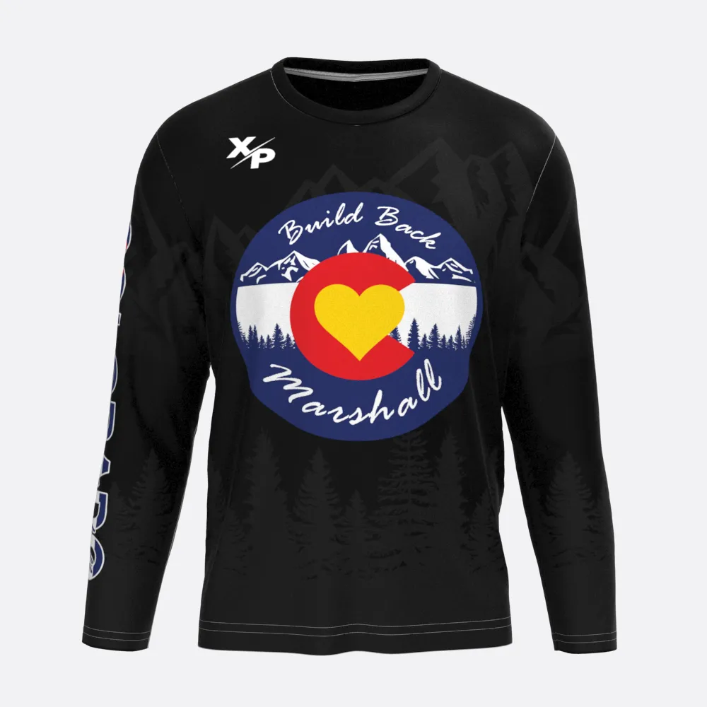 Build Back Marshall Long Sleeve Fully Sublimated Dry Fit