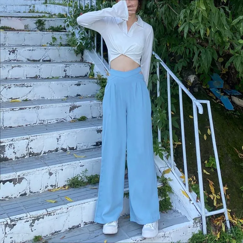 Casual Slimming High-Waisted Pants