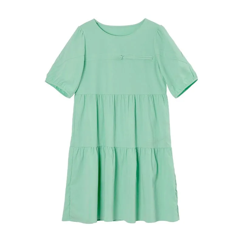 Chic Decoration Pleated Dress