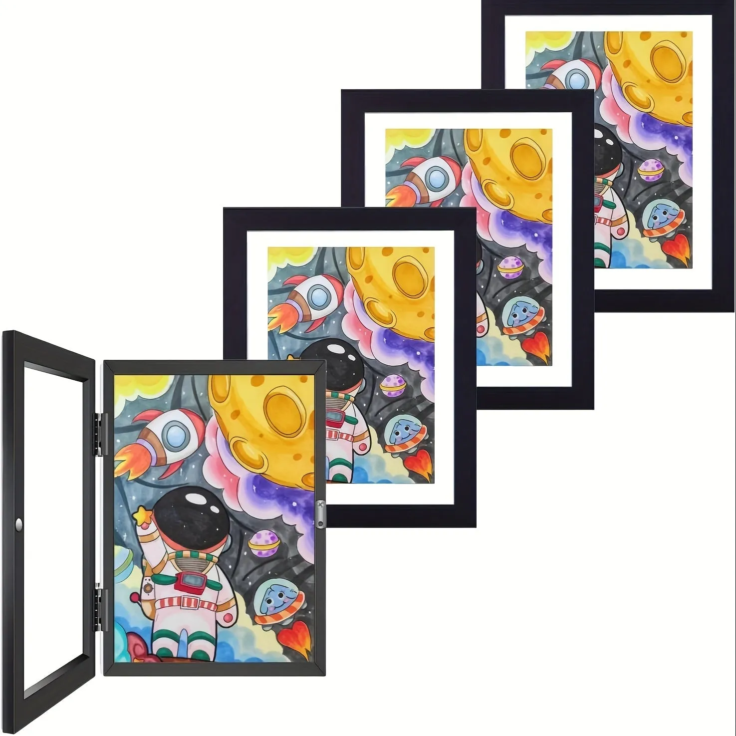 Childrens Art Frame A4 Front Opening  Store  Display