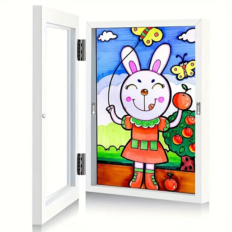 Childrens Art Frame A4 Front Opening  Store  Display