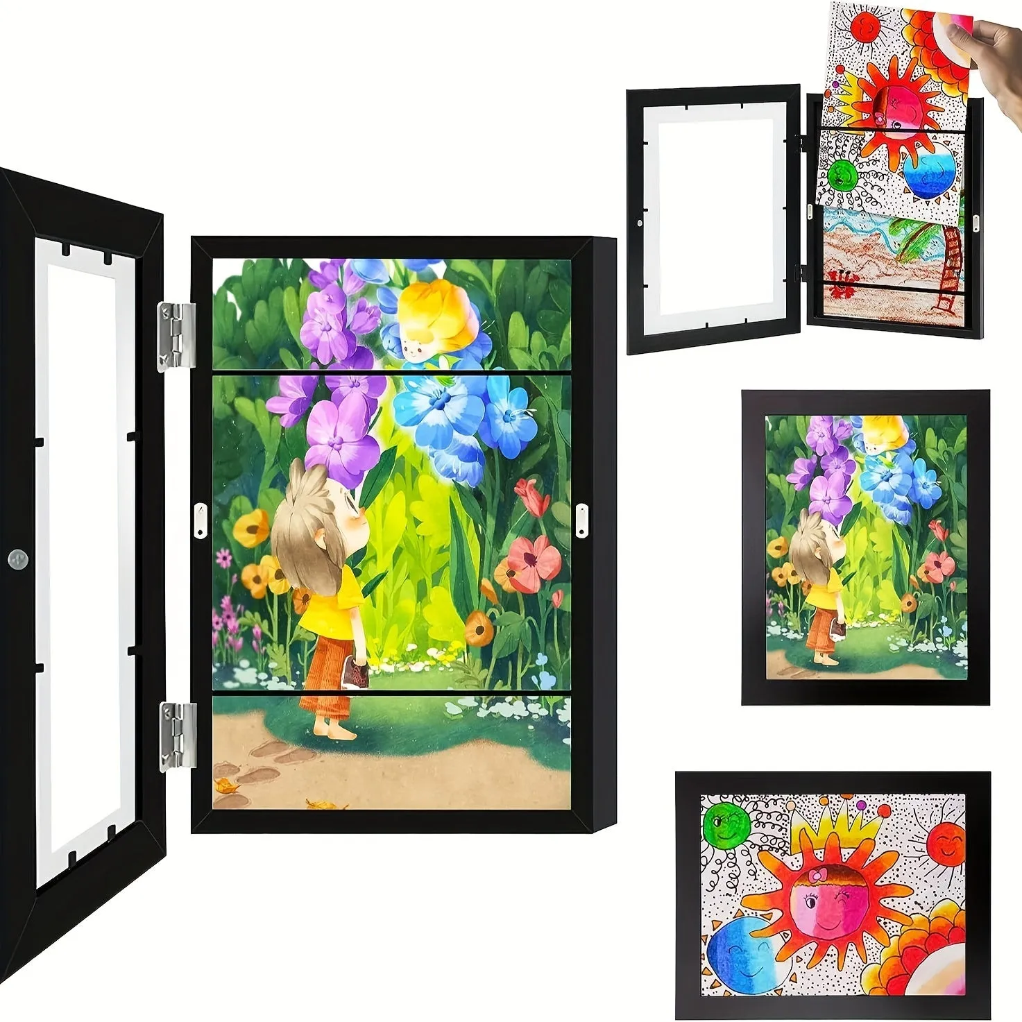 Childrens Art Frame A4 Front Opening  Store  Display