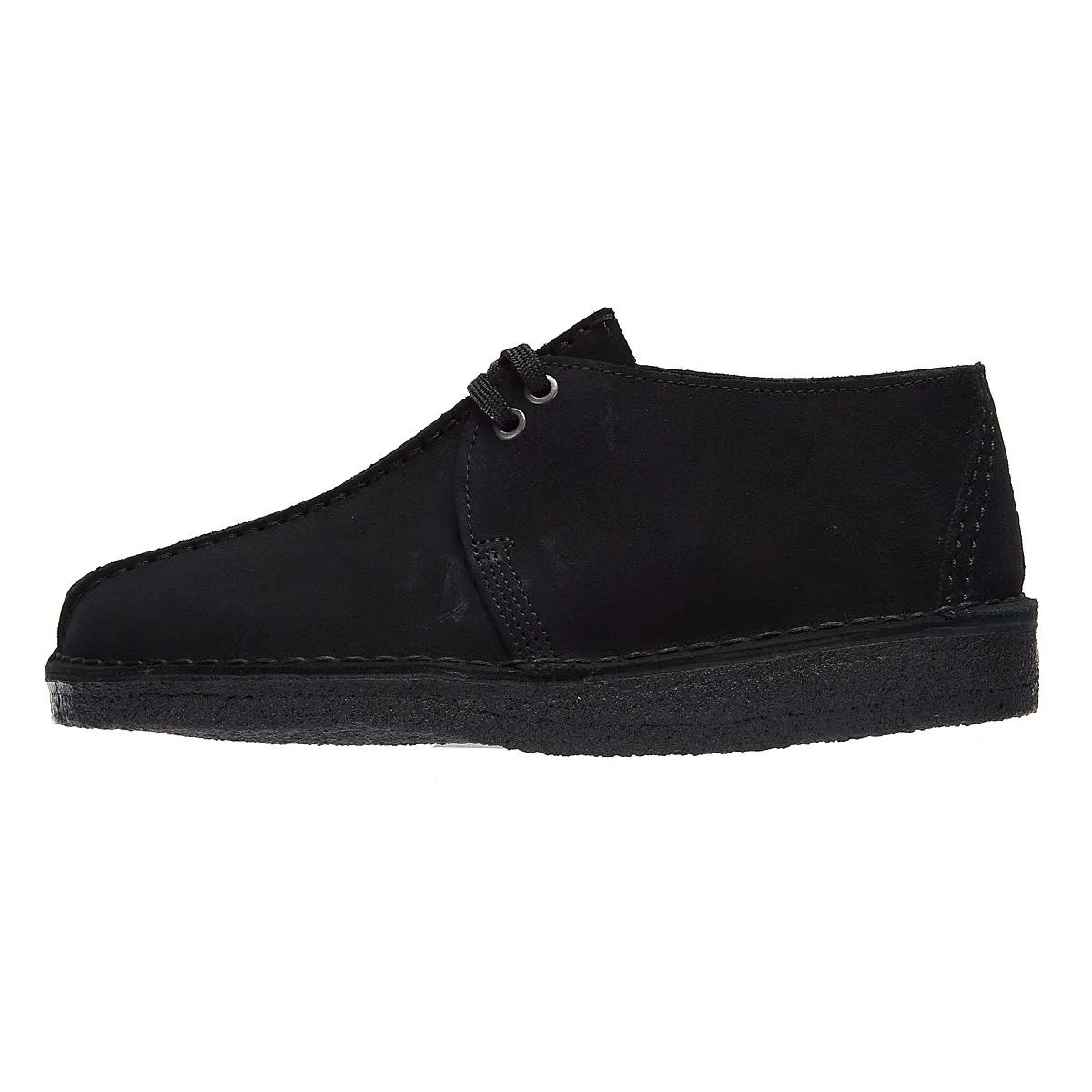 Clarks Originals Desert Trek Suede Mens Black Shoes