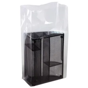 Clear Gusseted Poly Bags. 20 x 20 x 48 x 2 mil