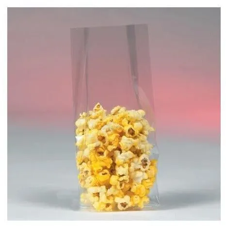 Clear Polypropylene Stand-up Bag - 6 x 3.25 x 13.5