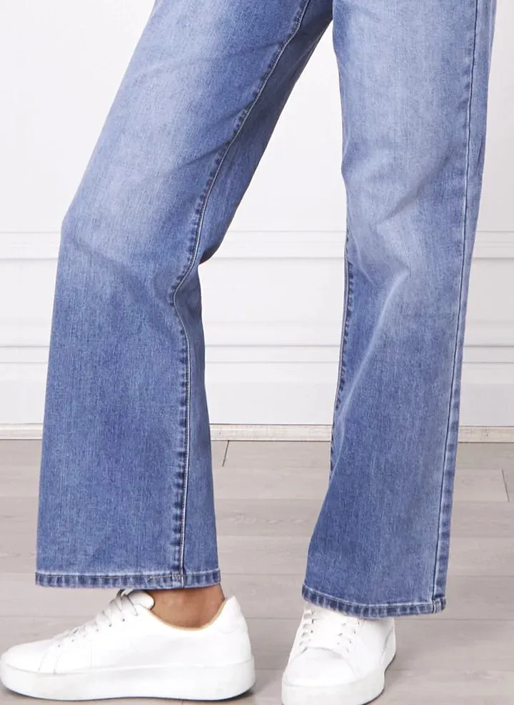 Demi Wide Leg Jean - Blue