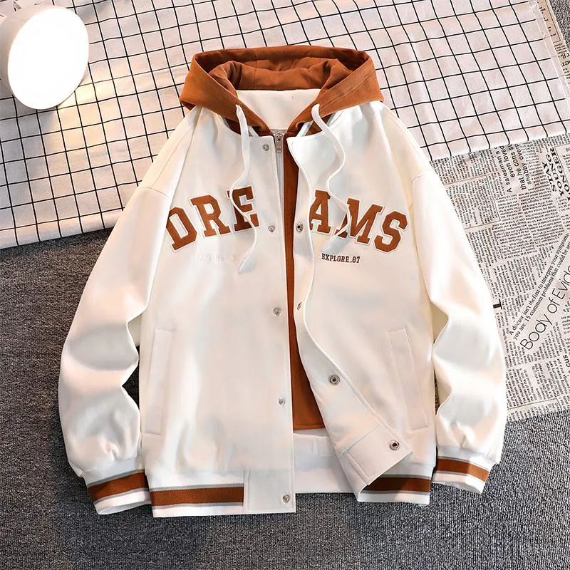 Embroidery 2 in 1 Versatile Hooded Jacket