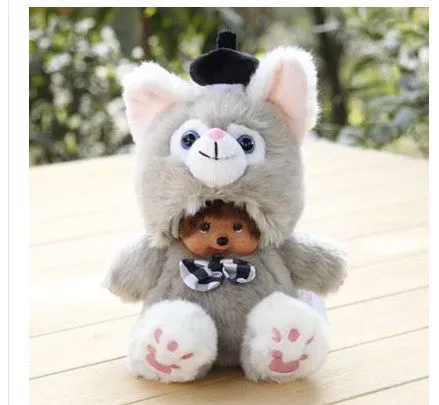 Free shipping new fashion Kiki doll 26 colors cute plush dolls 20 CM Cartoon Monchhichi Animal Style Supernova Sale Baby Gift