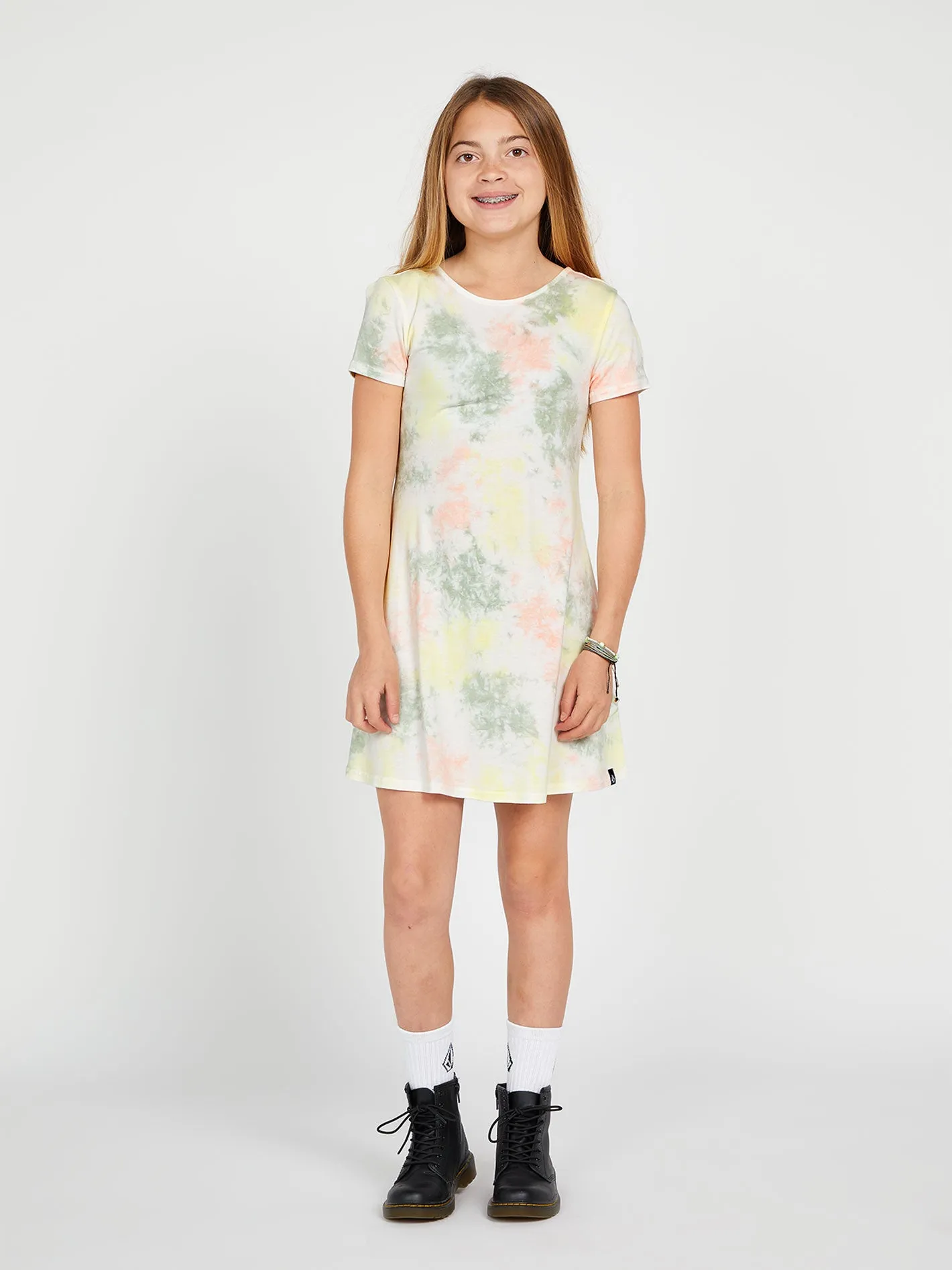 Girls High Wired Dress - Multi