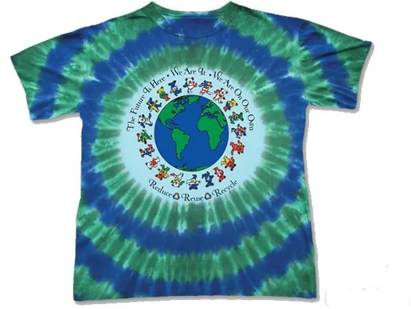 Grateful Dead Flag Bears Youth tie dyed t-shirt