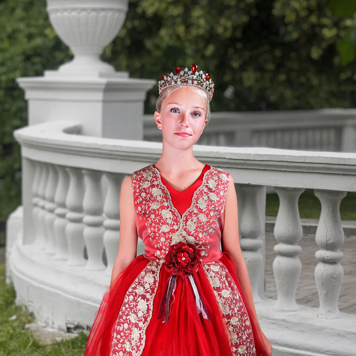 Henrietta Gown - Red