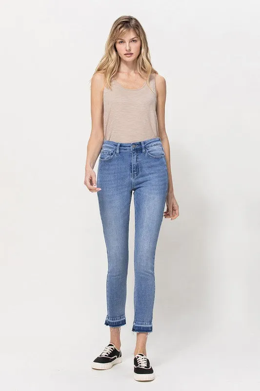 Hi Rise Cropped Skinny - Mental