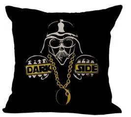 Hot Selling Cartoon Star Wars Series Cotton Linen Throw Pillow Sofa Office Back Cushion Baby Room Decorative