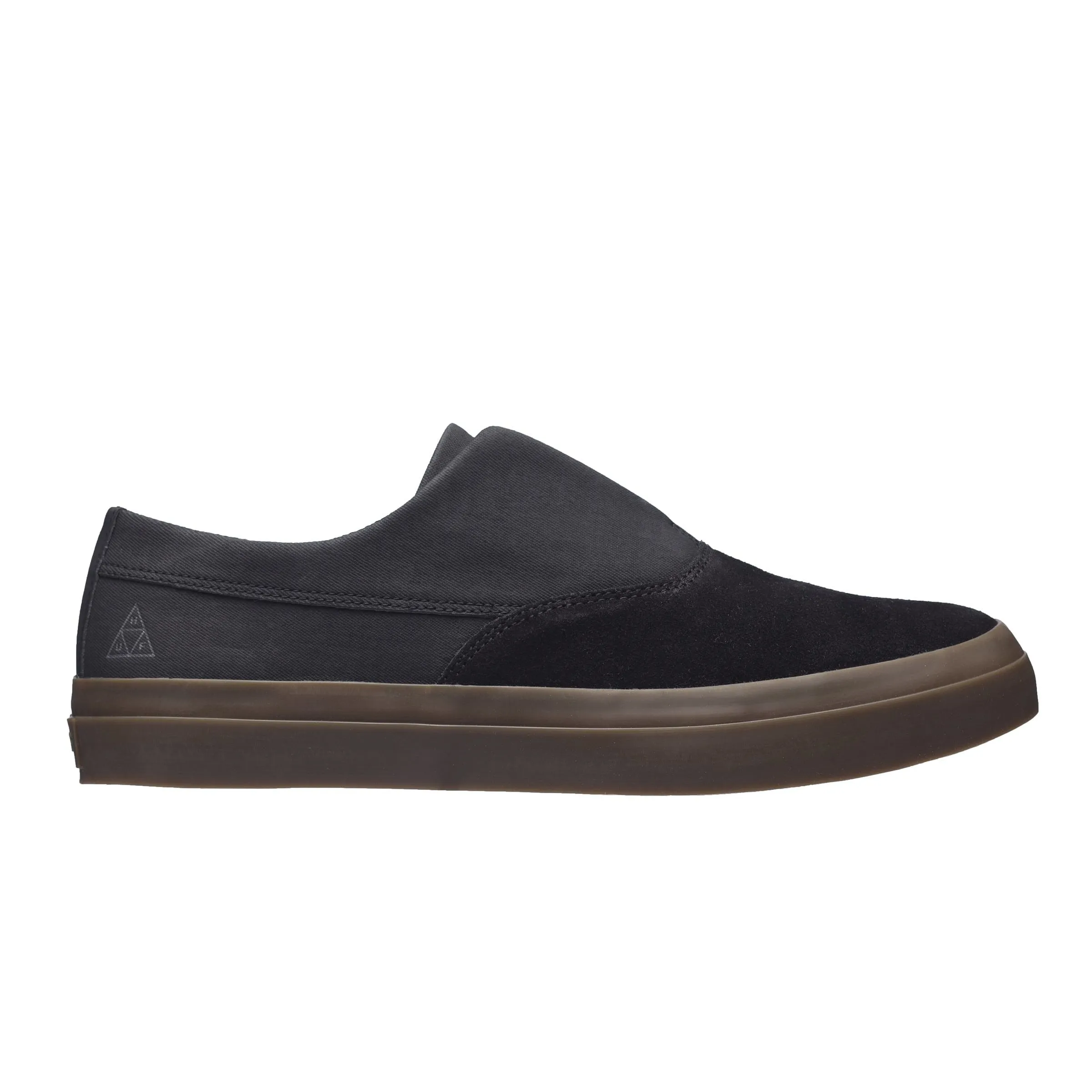 Huf Shoes Dylan Slip On - Black/Dark Gum