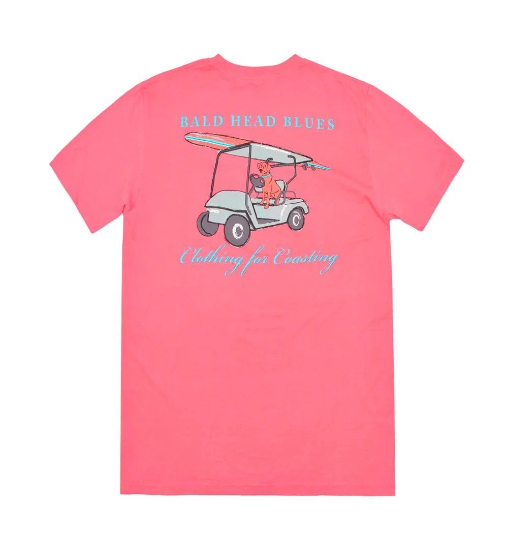 Island Tee - Youth Short Sleeve - Pink Dog