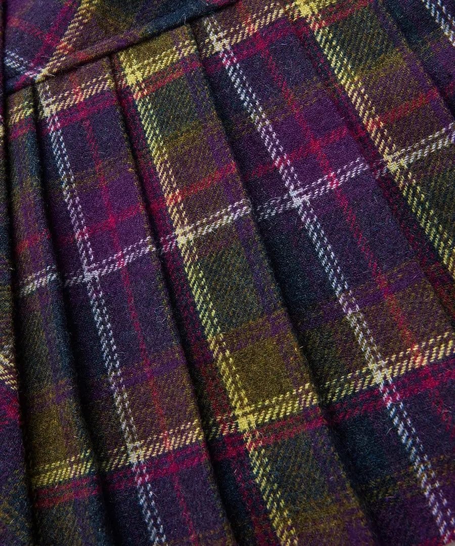 Joe Browns 18 Purple Joe's Favourite Checked Skirt