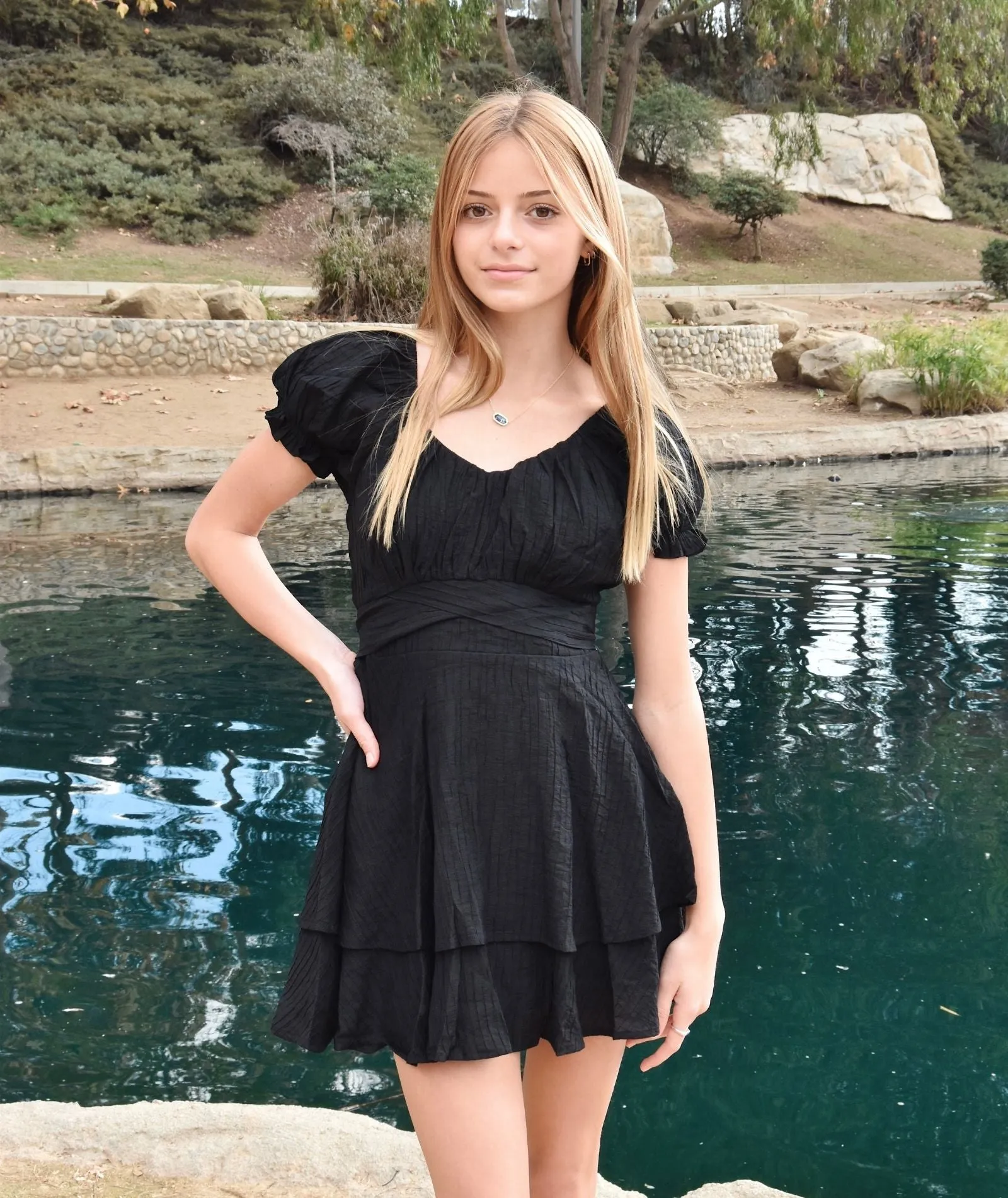 Katie J NYC Juniors Delilah Dress