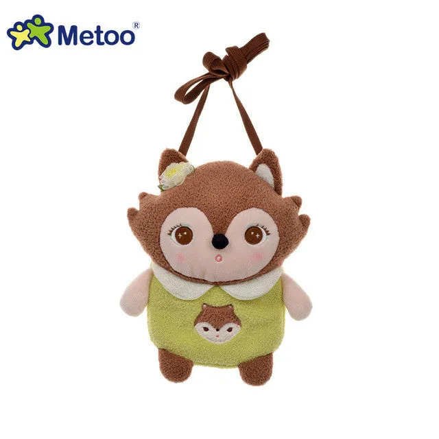 Kawaii Plush Animal Cartoon Kids Toys for Girls Children Baby Birthday Christmas Gift Angela Rabbit Girl Mini Wallet Metoo Doll