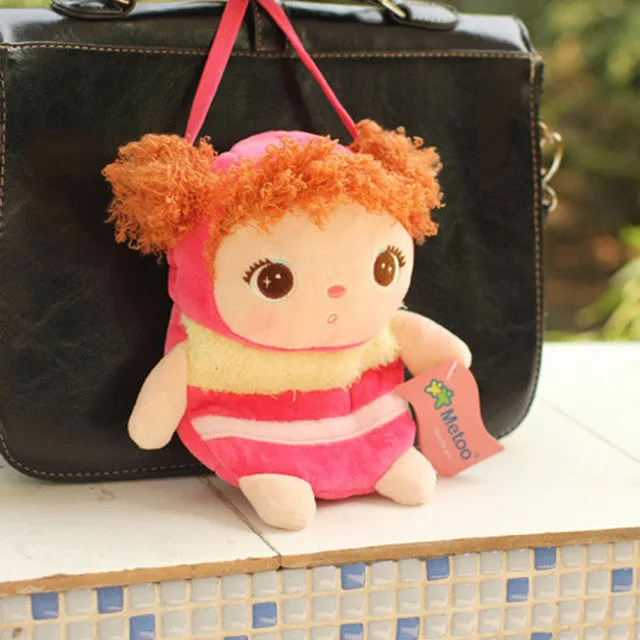 Kawaii Plush Animal Cartoon Kids Toys for Girls Children Baby Birthday Christmas Gift Angela Rabbit Girl Mini Wallet Metoo Doll