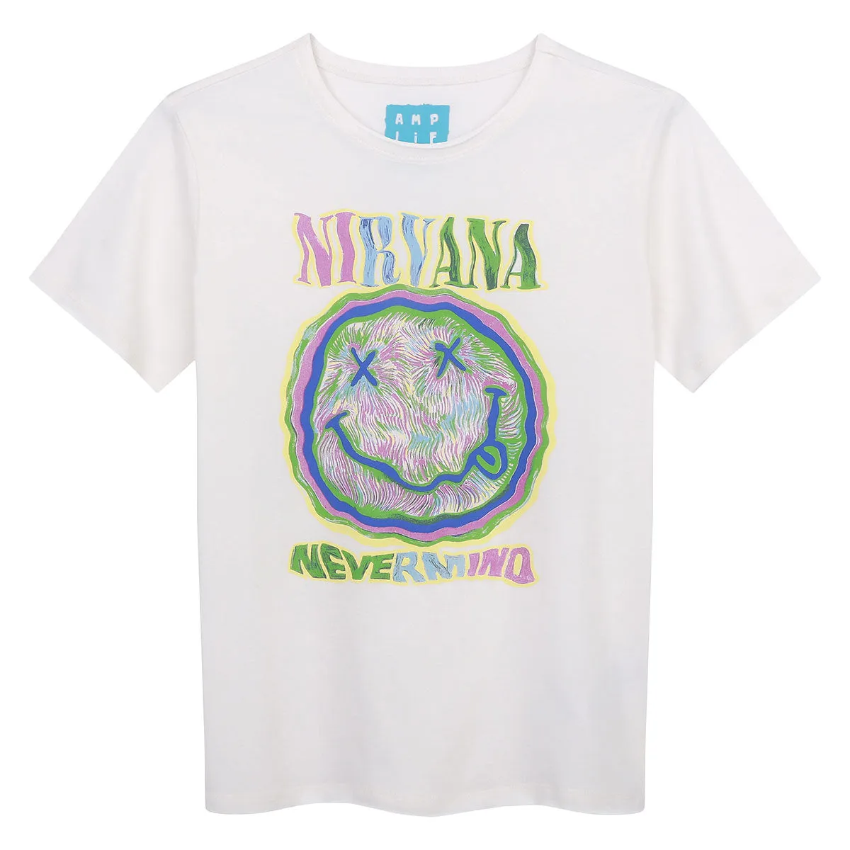 Kids Nirvana T-shirt - Scribble Smiley