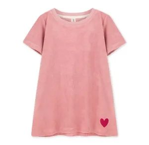 KIDS ON THE MOON JULIET PINK TERRY DRESS