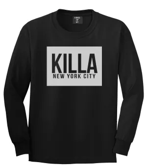 Killa New York City Harlem Boys Kids Long Sleeve T-Shirt