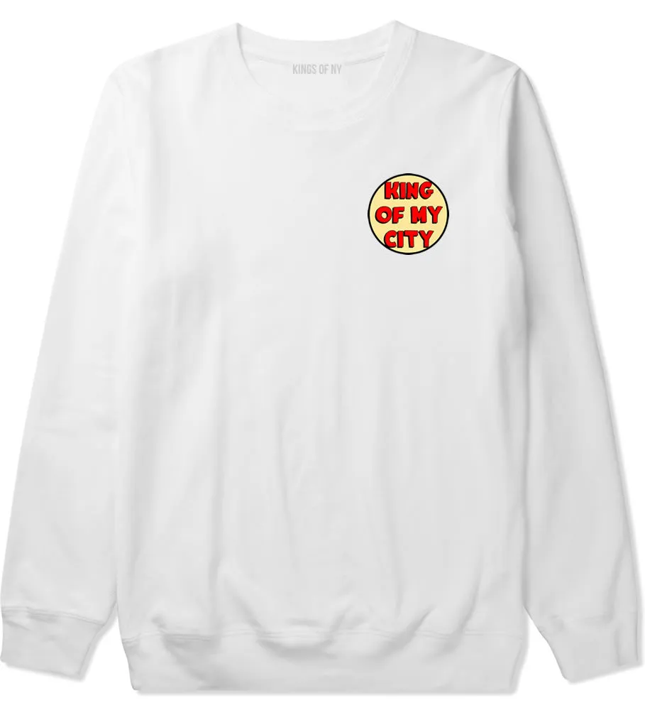 King Of My City Chest Logo Boys Kids Crewneck Sweatshirt