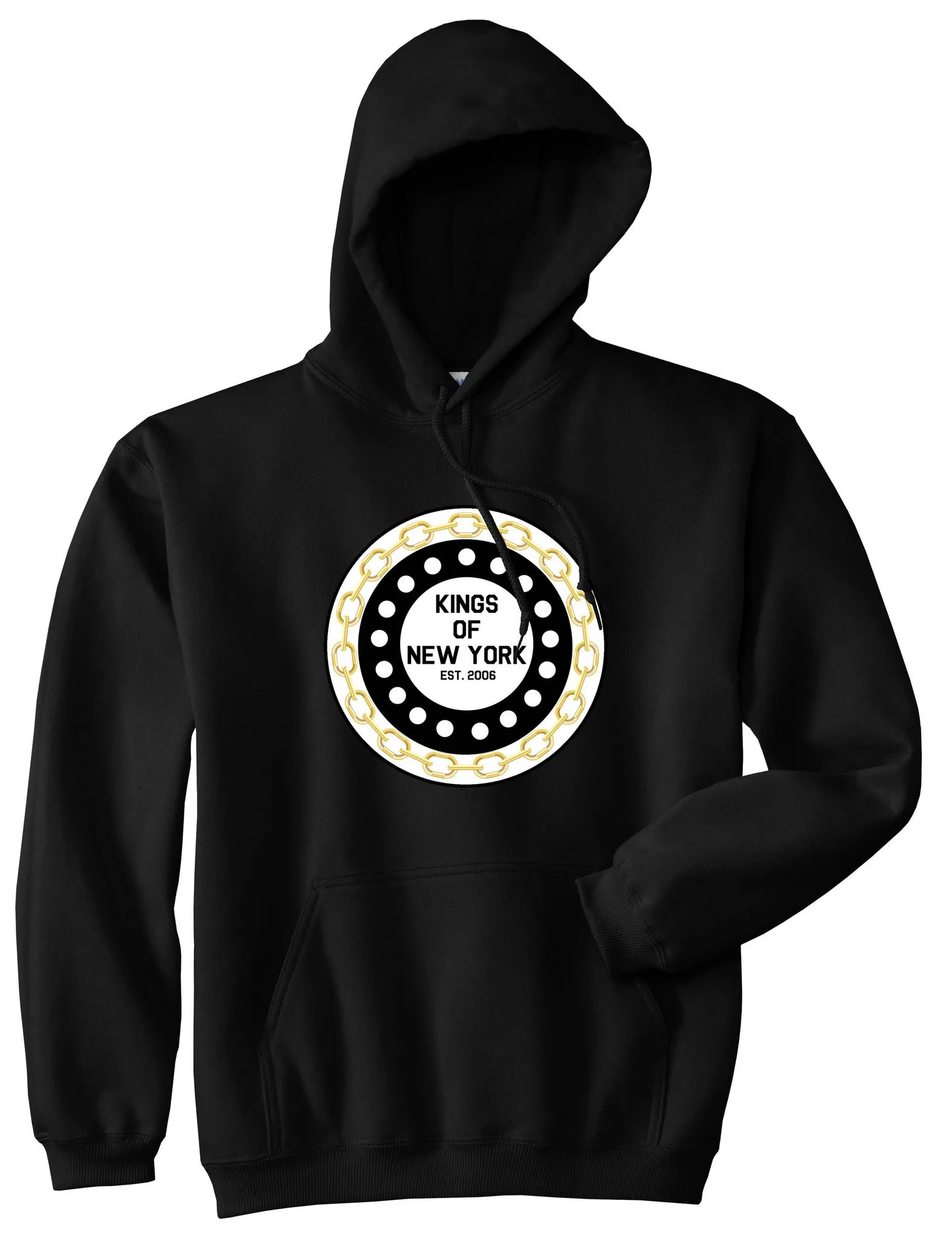 Kings Of NY Chain Logo Boys Kids Pullover Hoodie Hoody