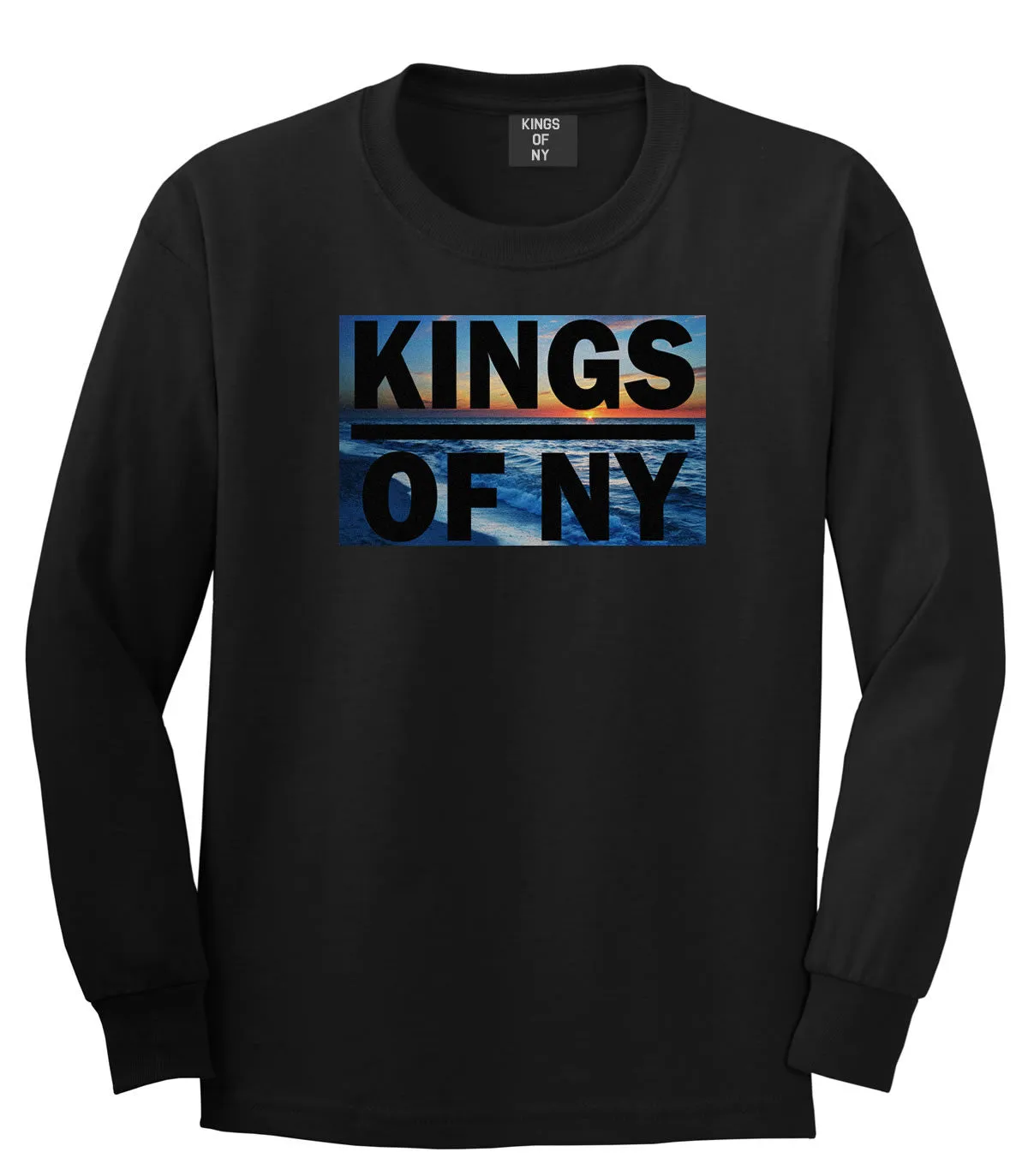 Kings Of NY Sunset Boys Kids Long Sleeve T-Shirt