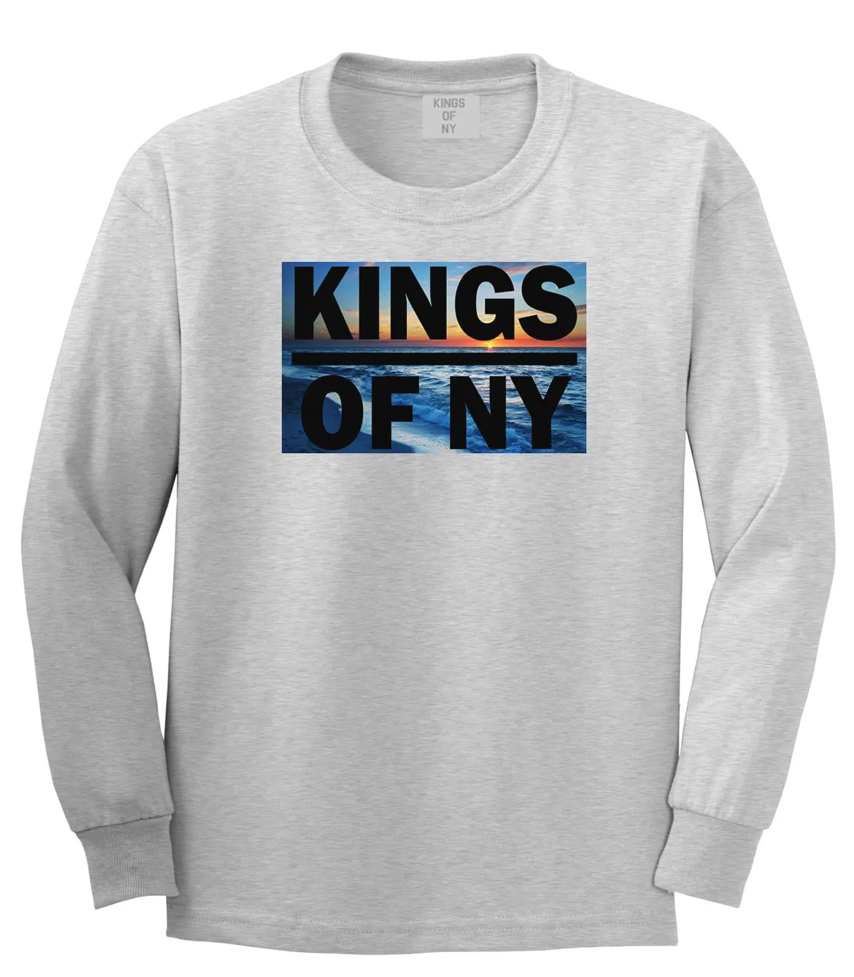 Kings Of NY Sunset Boys Kids Long Sleeve T-Shirt