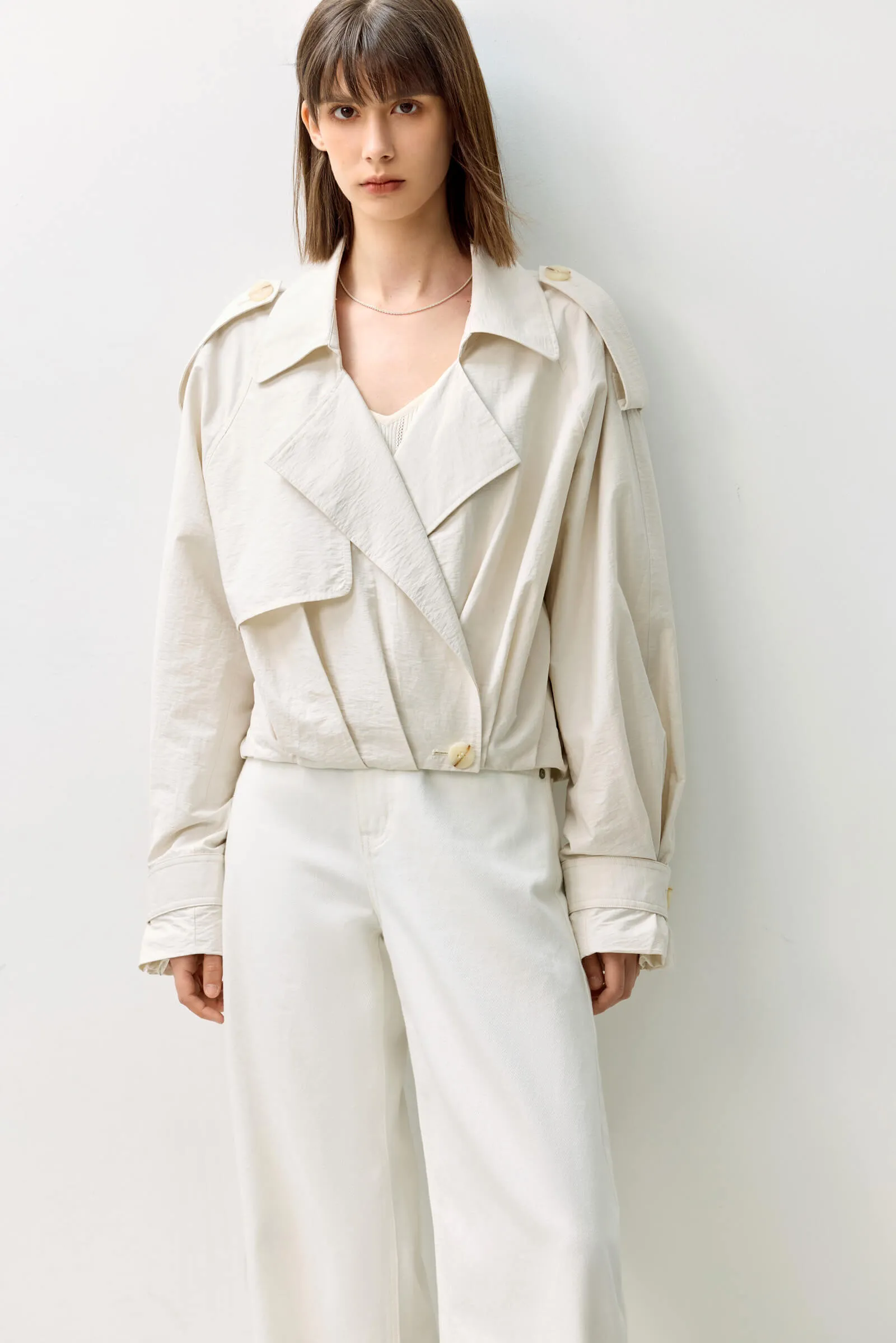 LILY Trench Collar Designer Jacket