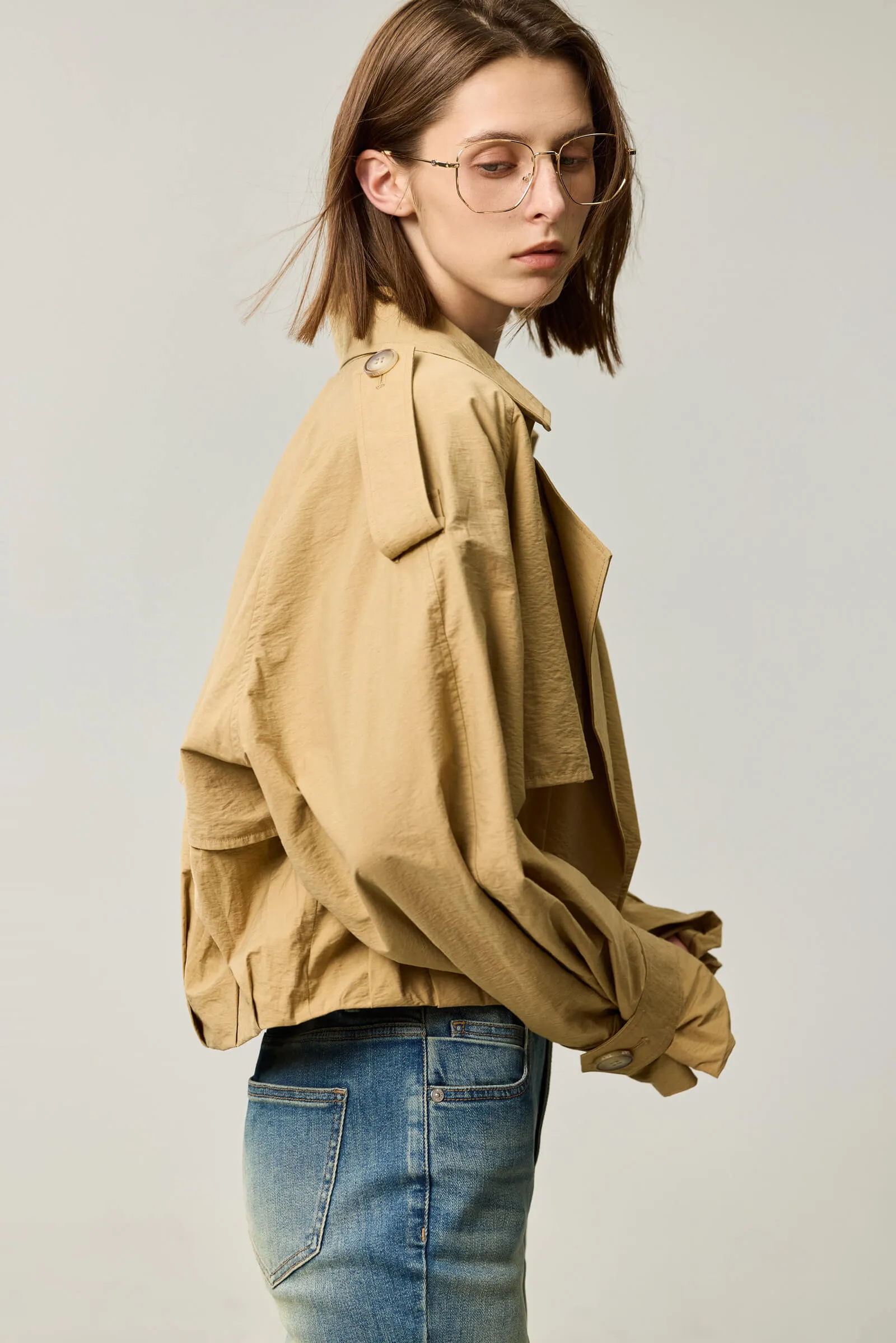 LILY Trench Collar Designer Jacket