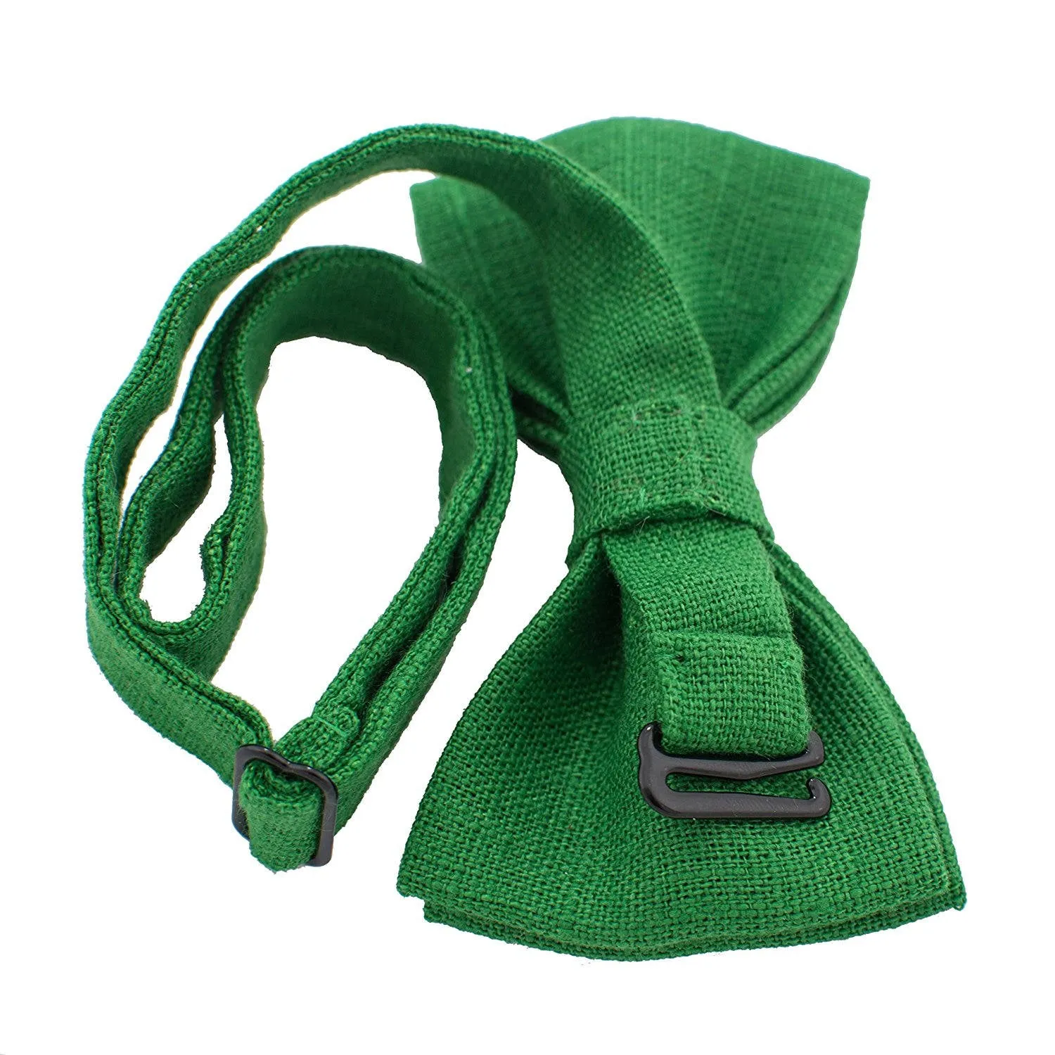 Linen Green Bow Tie