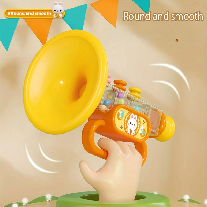 Little Rabbit Horn Cartoon Harmonica Babys Musical Whistle Toy