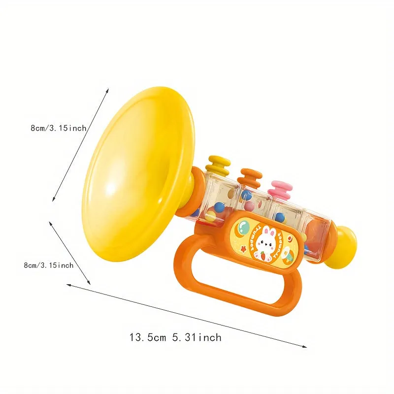 Little Rabbit Horn Cartoon Harmonica Babys Musical Whistle Toy